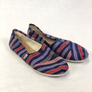 Striped TOMS, Size 11W, VGUC